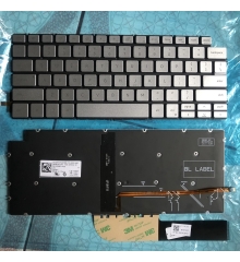 Bàn phím Laptop Dell Vostro 3400 (Gen 11) 5490 5491 7390 7490, Latitude 3301 3410 (ZIN LED - BẠC)